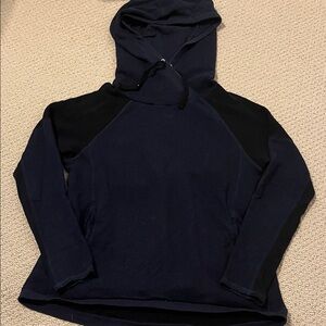 ALO Yoga Navy and Black Hoodie Medium